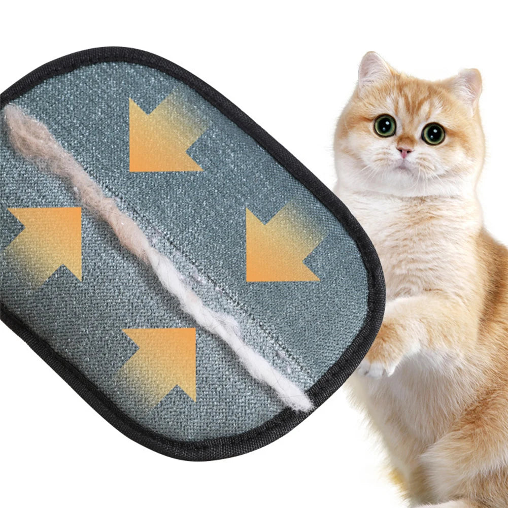 New Hair Removal Gloves Double Pet Electrostatic Cat Hair Removal Brush Adhesive Gloves Cat Hair Comb Washing Hair Removal Groom