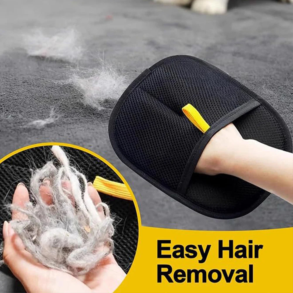 New Hair Removal Gloves Double Pet Electrostatic Cat Hair Removal Brush Adhesive Gloves Cat Hair Comb Washing Hair Removal Groom